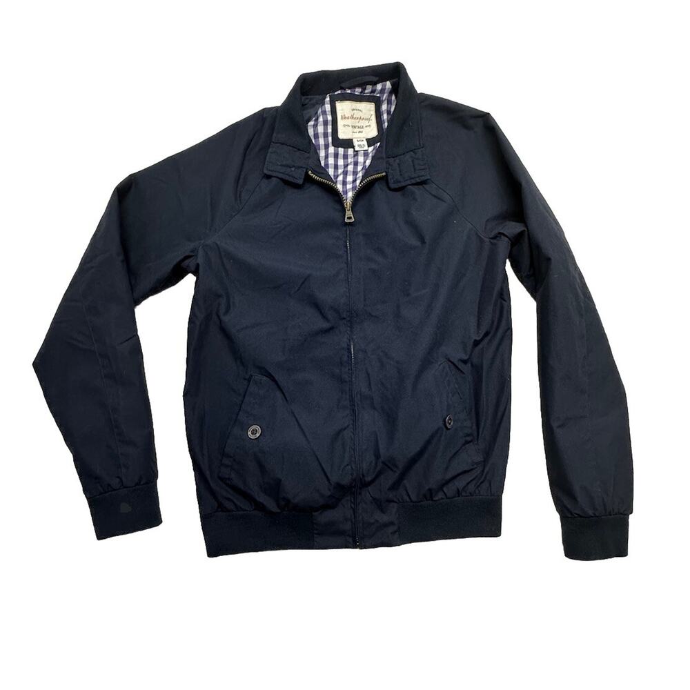 ORIGINAL WEATHERPROOF VINTAGE 1948 Mens Size Small Jacket Navy Blue